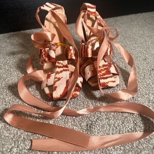 Unique Strappy Heels Size 9 Never Worn from SHEIN